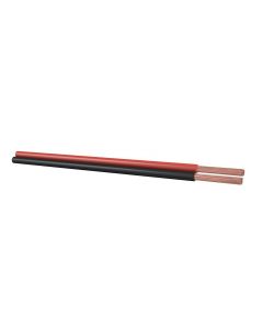 Luidsprekerkabel 2x1,5 mm zwart/rood - per meter