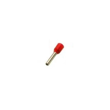 SOLAR adereindhuls geïsoleerd 1.0mm2 hulslengte 8mm rood - per 100 stuks (1505143)