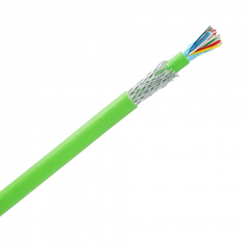 Dynamic signaalgrondkabel VO-JY(st)Y 6x2x0.8mm Dca-s2,d0,a3 groen per meter