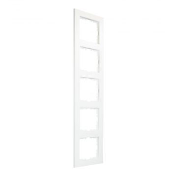 EMAT Quadro55 (by Kopp) afdekraam 5-voudig - zuiver wit mat (4088052)