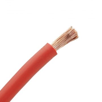 Laskabel 1x25mm² rood  per meter (19022)