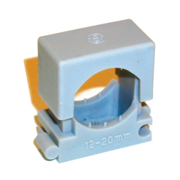 Miniatuur van JSL zadel gesloten 12-20mm onbehandeld kunststof grijs - per 50 stuks (152100052)