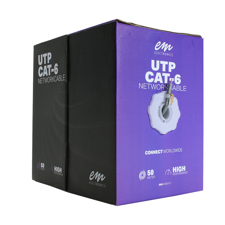 Miniatuur van EMhub UTP CAT6 kabel rol van 50 meter
