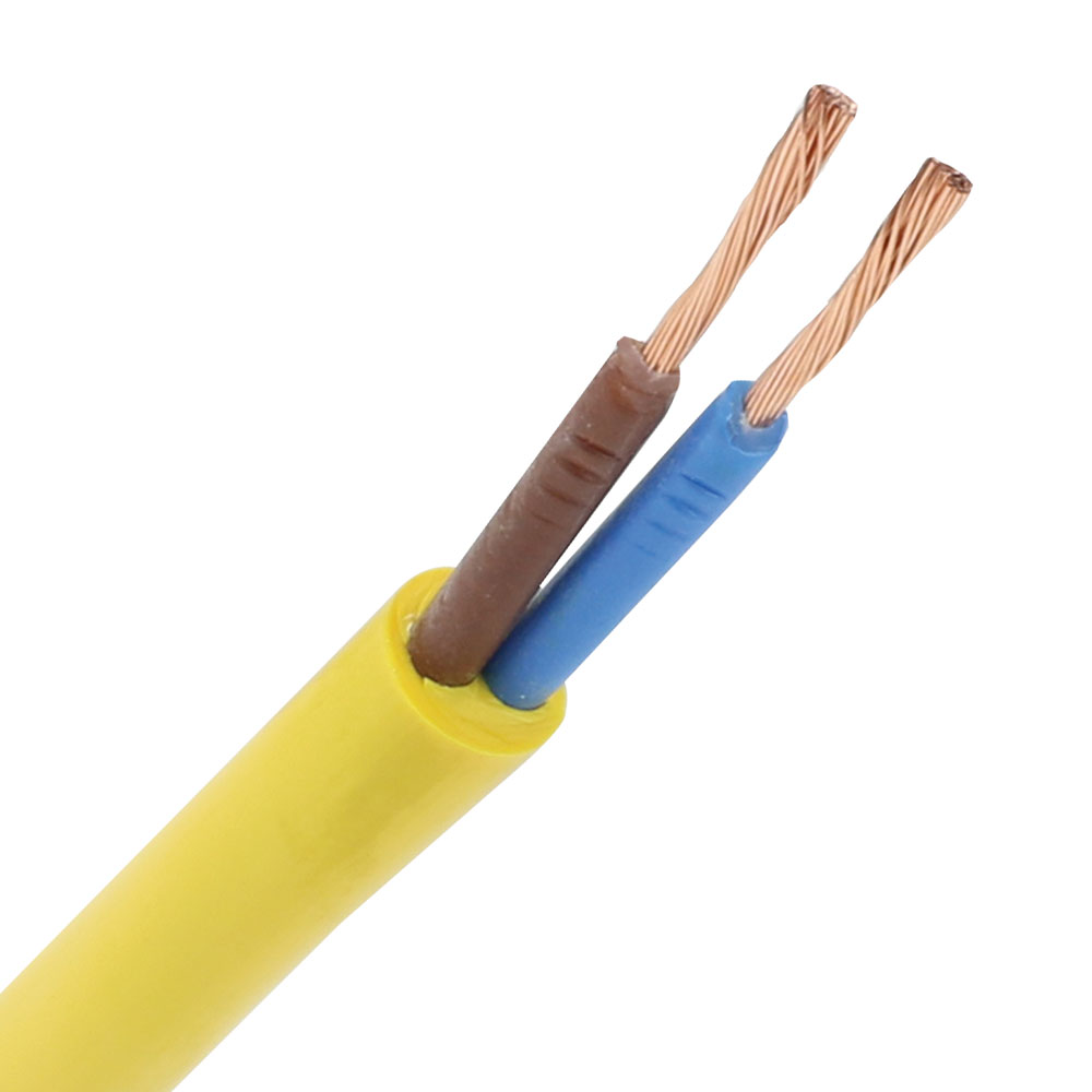 Miniatuur van Pur kabel H07BQ-F 2x1.5mm² geel per meter