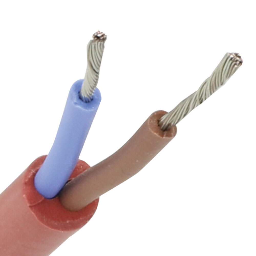 Miniatuur van Siliconenkabel SiHF 2x1mm² per rol 100 meter