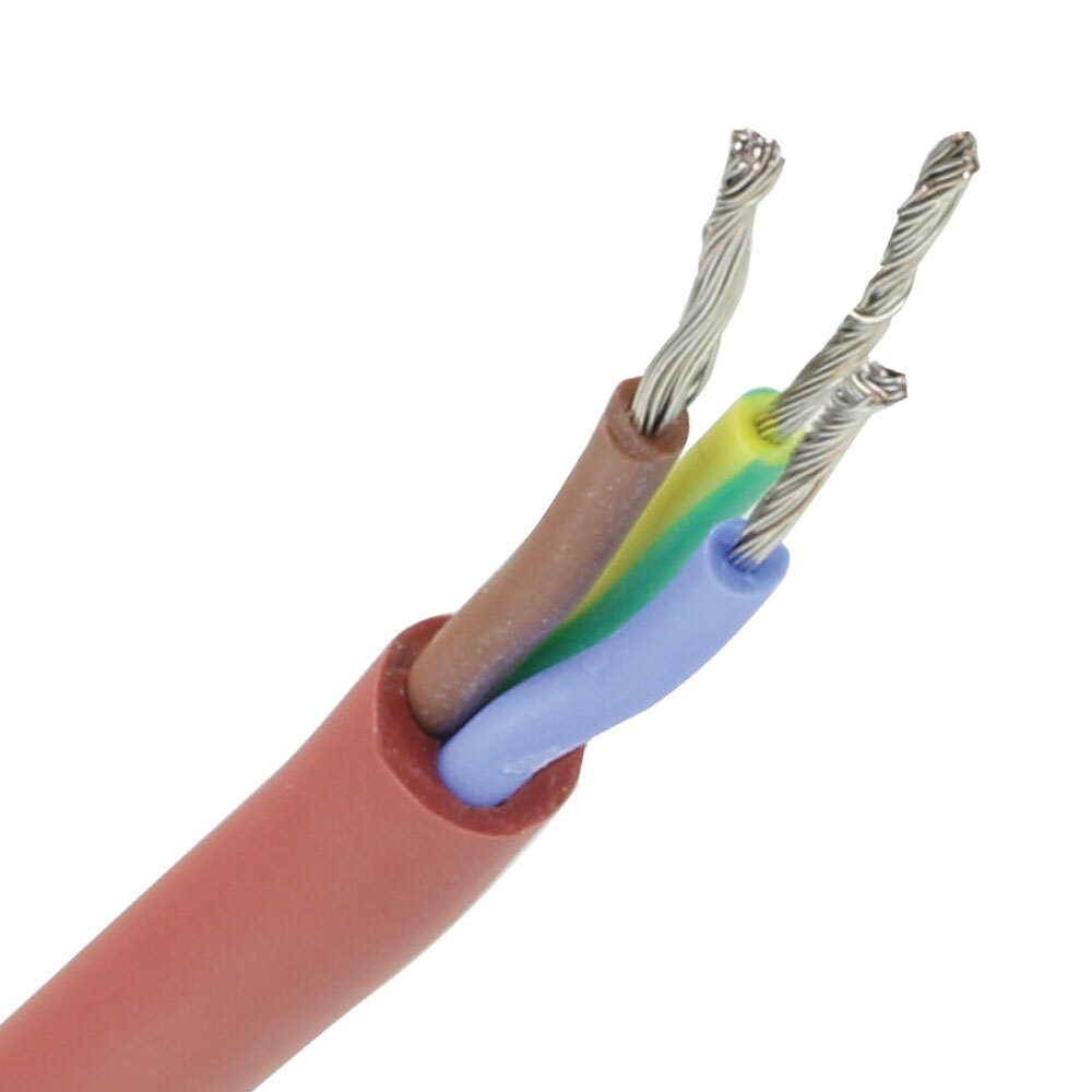 Miniatuur van Siliconenkabel SiHF 3x2.5mm² per rol 100 meter
