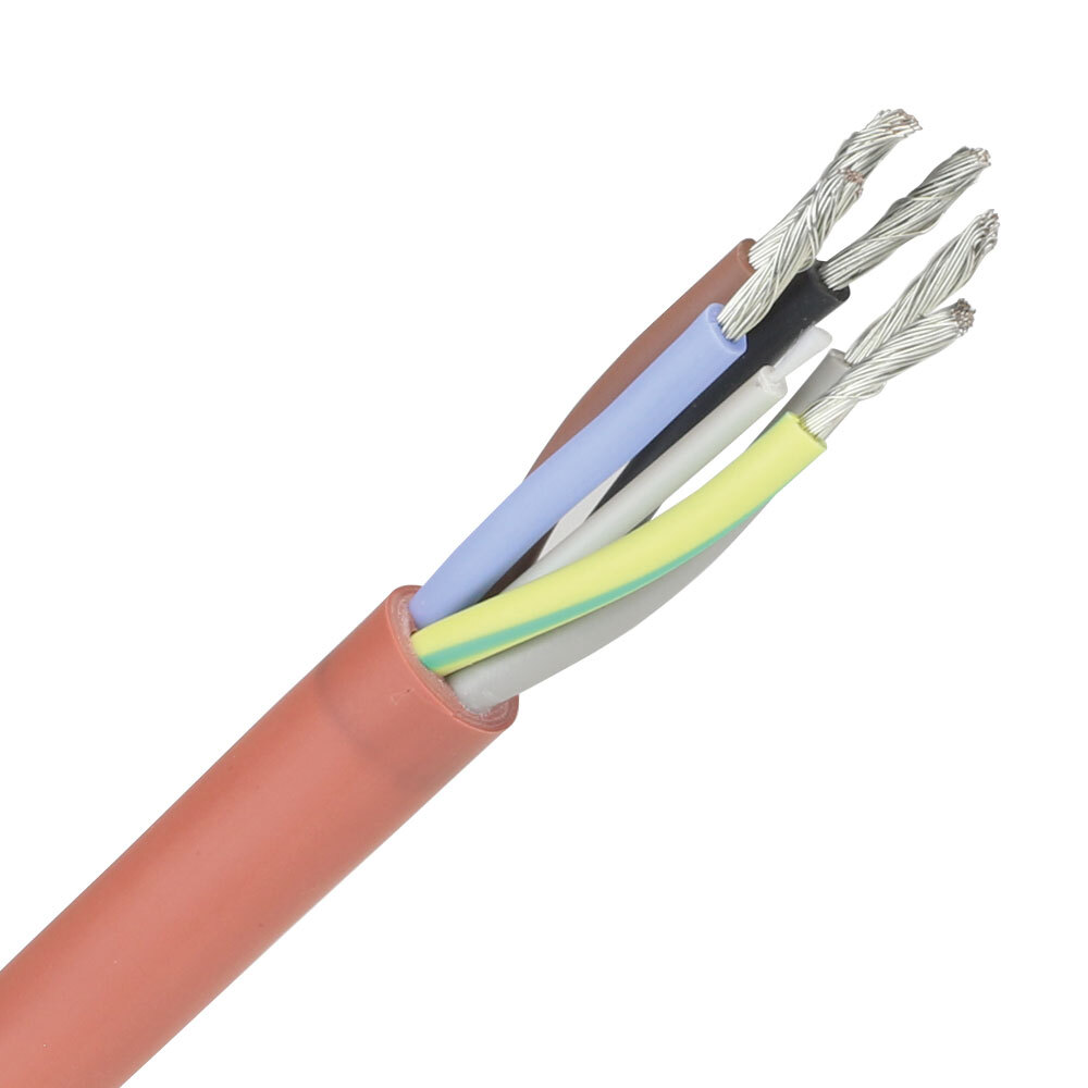 Miniatuur van Siliconenkabel SiHF 5x0.75mm² per meter