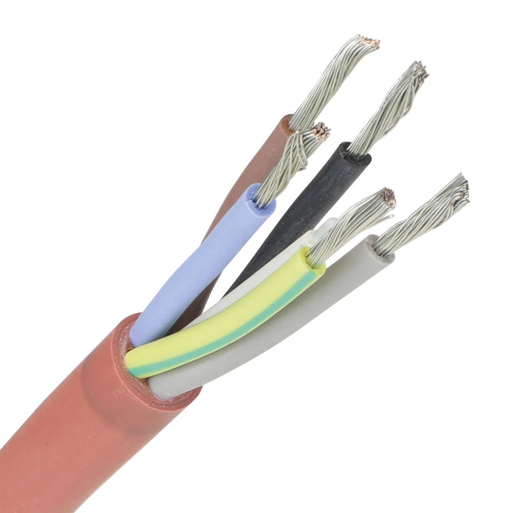 Miniatuur van Siliconenkabel SiHF 5x0.75mm² per meter